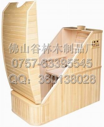 供应俄罗斯白木桑拿浴箱/湿蒸桑拿箱